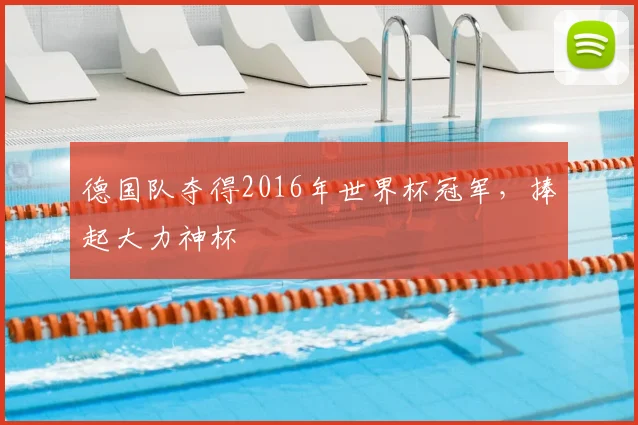 德国队夺得2016年世界杯冠军,捧起大力神杯